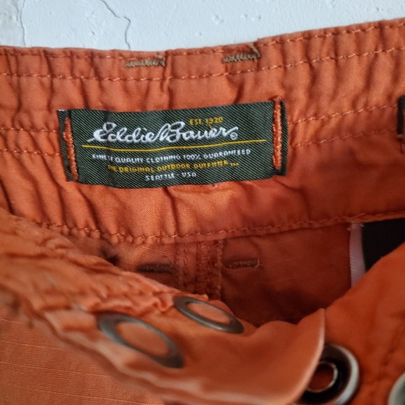 Eddie Bauer Mercer Fit Pocket Rust Color Women's Shorts Sz 10 - Picture 4 of 11